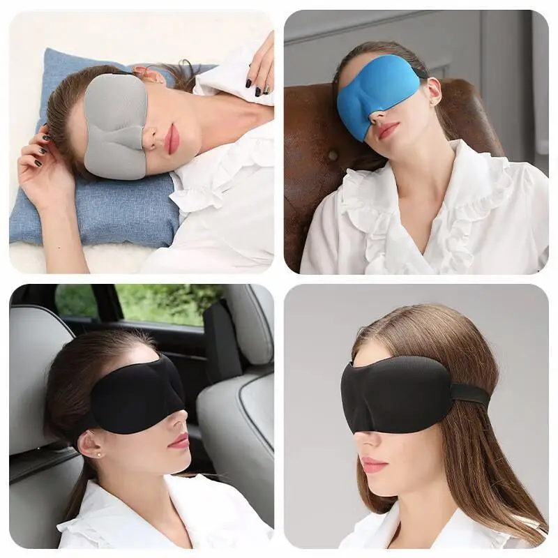 3D Stereoscopic Eye Mask for Sleep Light Blocking and Breathable Special Eye Mask for Relieving Eye Fatigue During Sleep Summer - Detail 1
