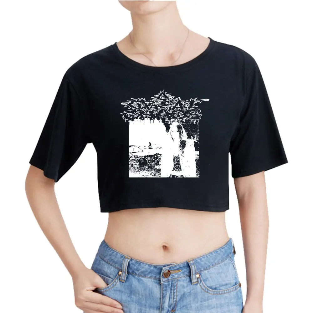 

Ken Carson Vintage 90s Crop Top T-Shirt Fashion O-Neck Tops Oversize Tshirt Fashion Women Tee Blusa Y2k Top