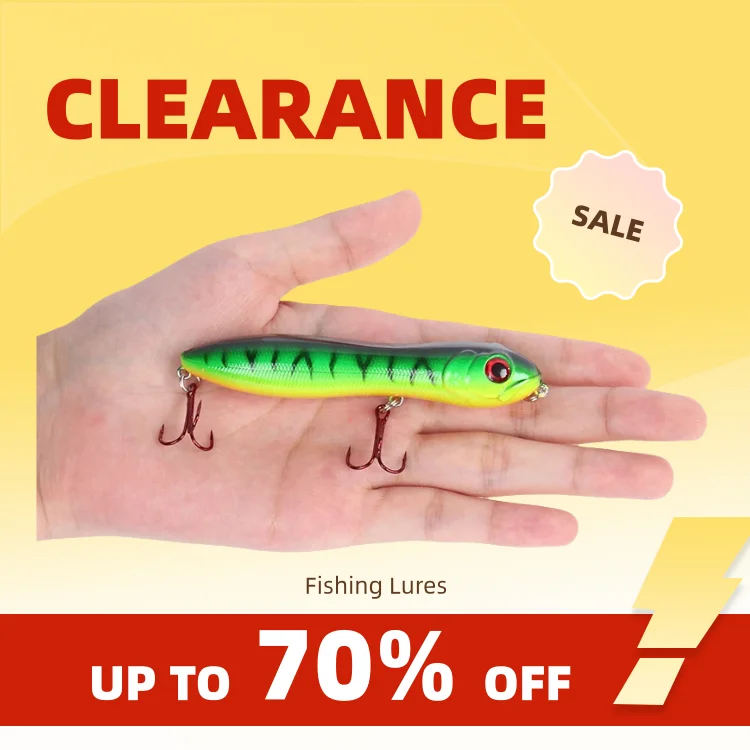 Clearance_Fishing Lures Pesca 10.5cm 15.6g Topwater Artificial Snake Head Pencil Isca Hard Bait Wobblers Trolling Jigbait Fishin