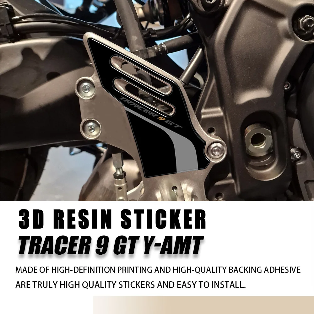 

Аксессуары для Tracer 9 GT Y-AMT 2025, 3D эпоксидная наклейка для мотоцикла, ступенька защиты пятки