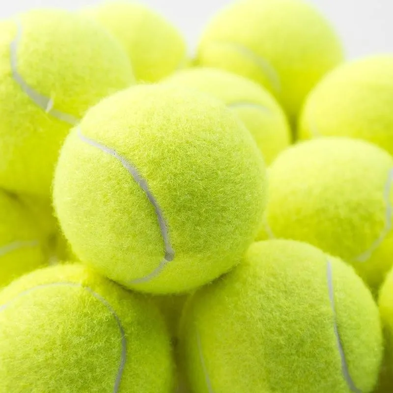 Pelota de tenis de goma reforzada profesional, amortiguador de alta elasticidad, pelota de entrenamiento duradera para Club, entrenamiento escolar,