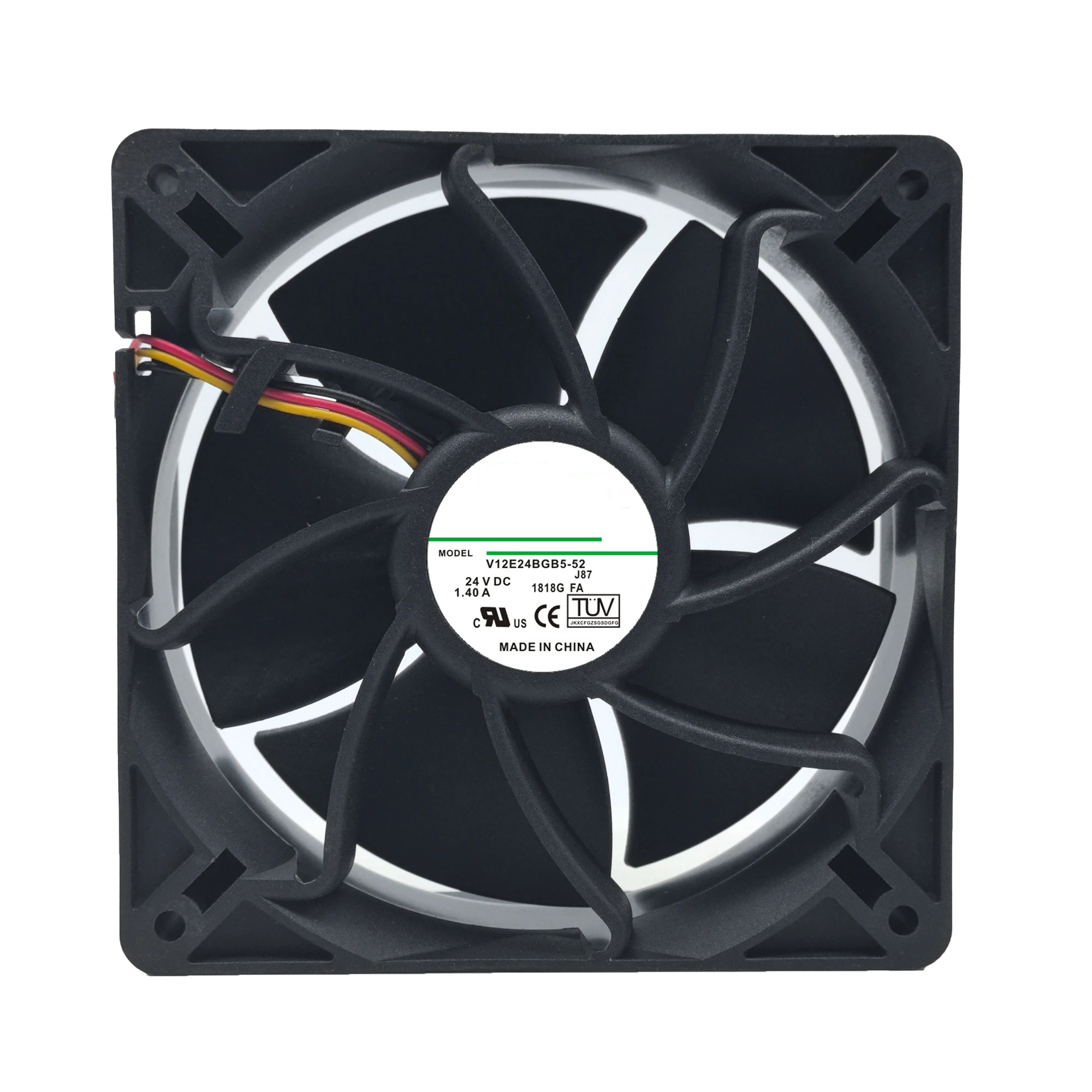 Ventilateur de refroidissement V12E24BGB5-52 DC 24V 1.4A 33.6W 12cm 12038 120x120x38mm 3-Wire 3Pin Connecteur KF2510