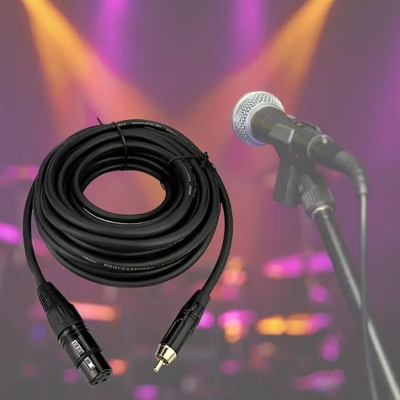 R53C Compact RCA to XLR Audio Cable