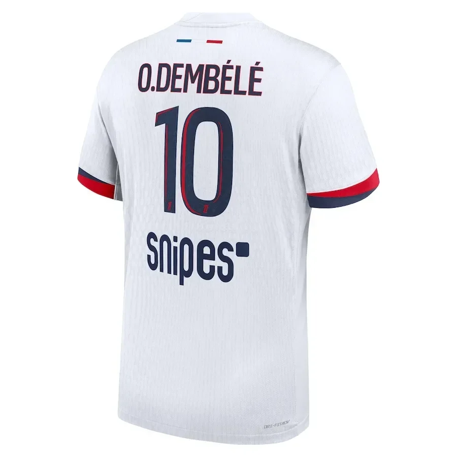 2025 قميص كرة القدم الرجال النساء الاطفال الملابس Psg المنزل جيرسي تنفس سريعة الجافة امتصاص العرق مطاطا تي شيرت