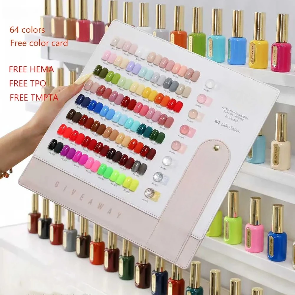 

FREE HEMA /TPO/TMPTA Nail Gel Polish Set With Different Bottles New Hot Sale Nail Art Non-toxic UV Gel Kit Nail Salon Kit