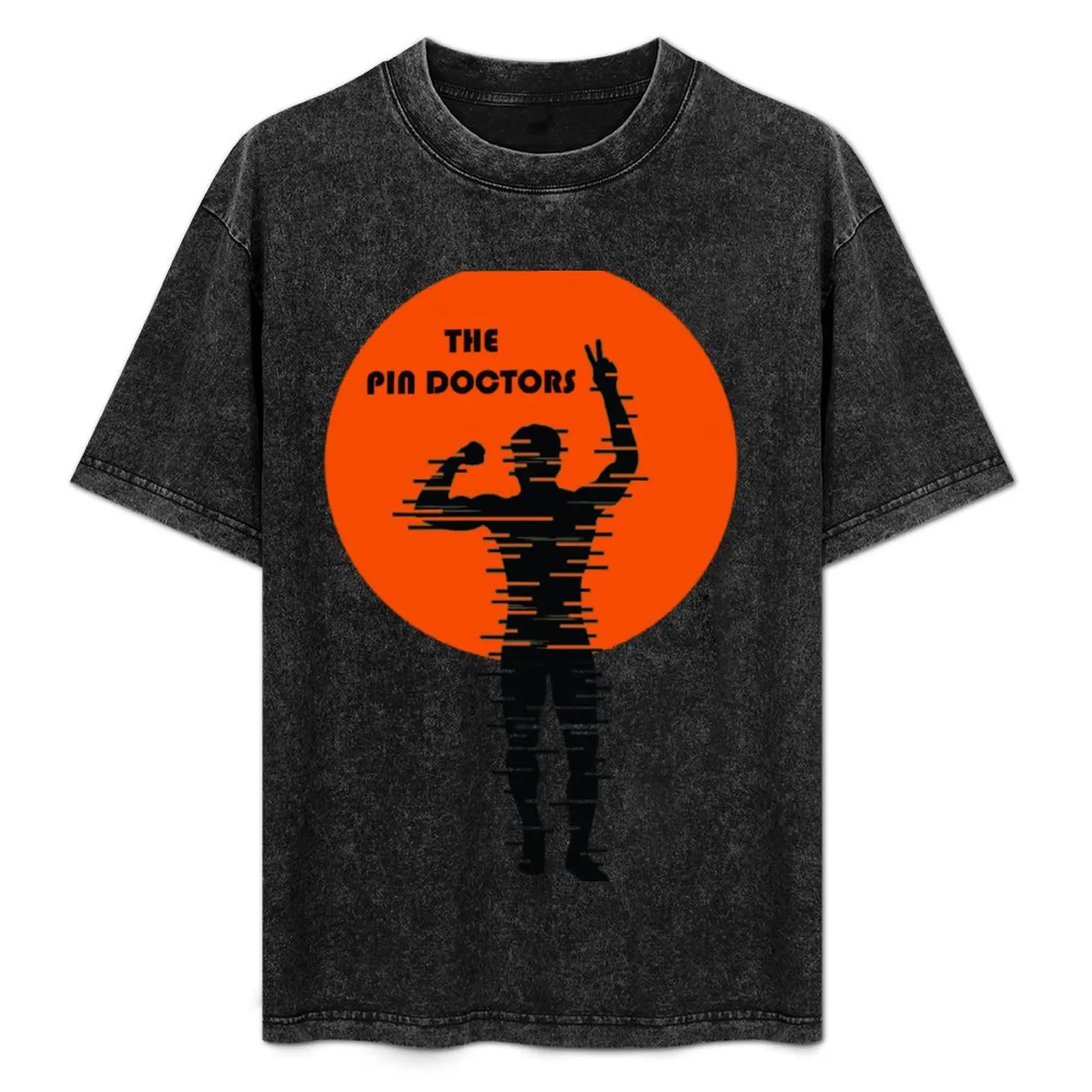 

The Pin Doctors Orange And Black T-Shirt t shirt man designer t shirts designer T-Shirt