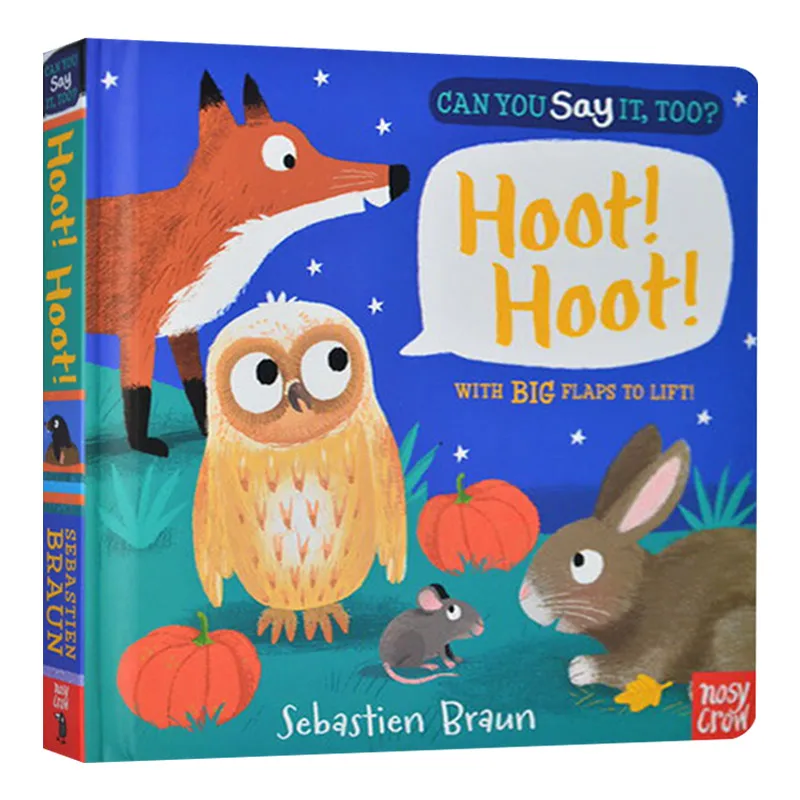 

Can You Say It Too Hoot Hoot, Baby Children's books aged 1 2 3, English picture book, 9780763675882