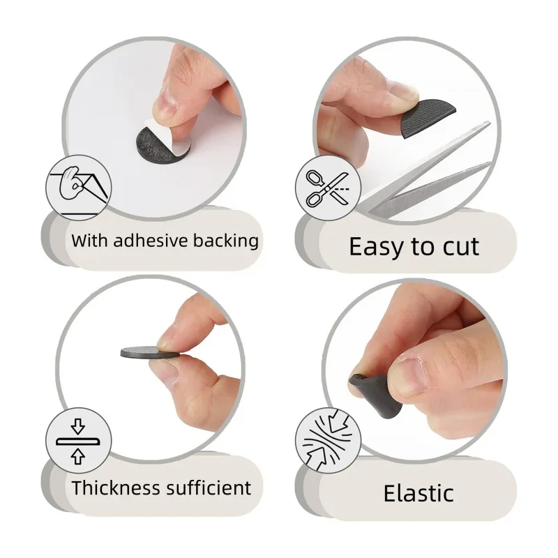 صفائح مغناطيسية 20/25/30/35 نقاط مغناطيسية مستديرة ذاتية اللصق مغناطيس القرص المطاط المستدير ورقة مغناطيسية ناعمة لتقوم بها بنفسك ديكور الثلاجة الحرفية