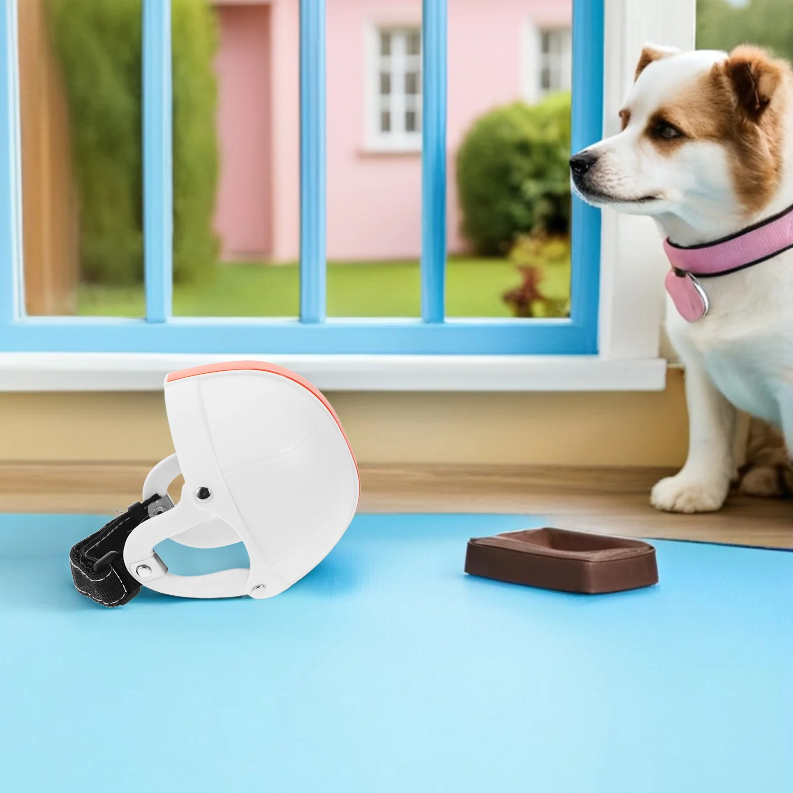 

Pet Motorcycle Adjustable Dog Hard Style Ear Holes Small Medium Dogs Cats Safety Protection Riding