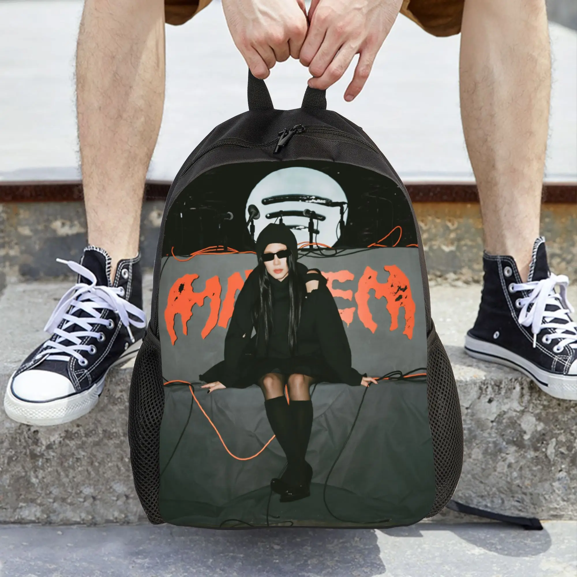 

Gaga Mayhem 2025 Backpack Boy Girl Singer Lightweight Backpacks Polyester Style School Bags University High Quality Rucksack