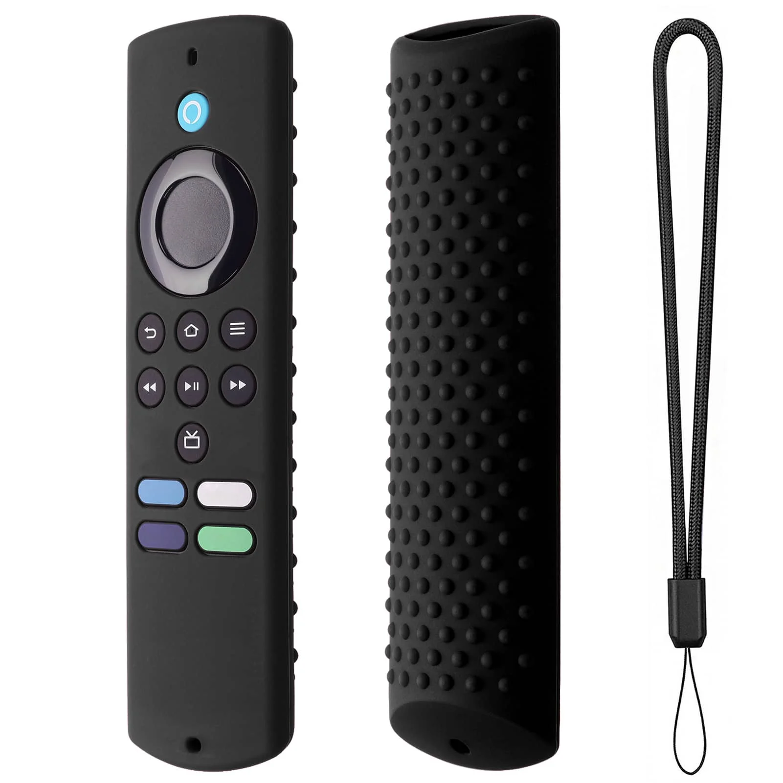 Silicone Case For Fire TV Stick Lite 4k 2021 Remote Control Shockproof Anti-Slip Dust-proof Replacement Protective Cover