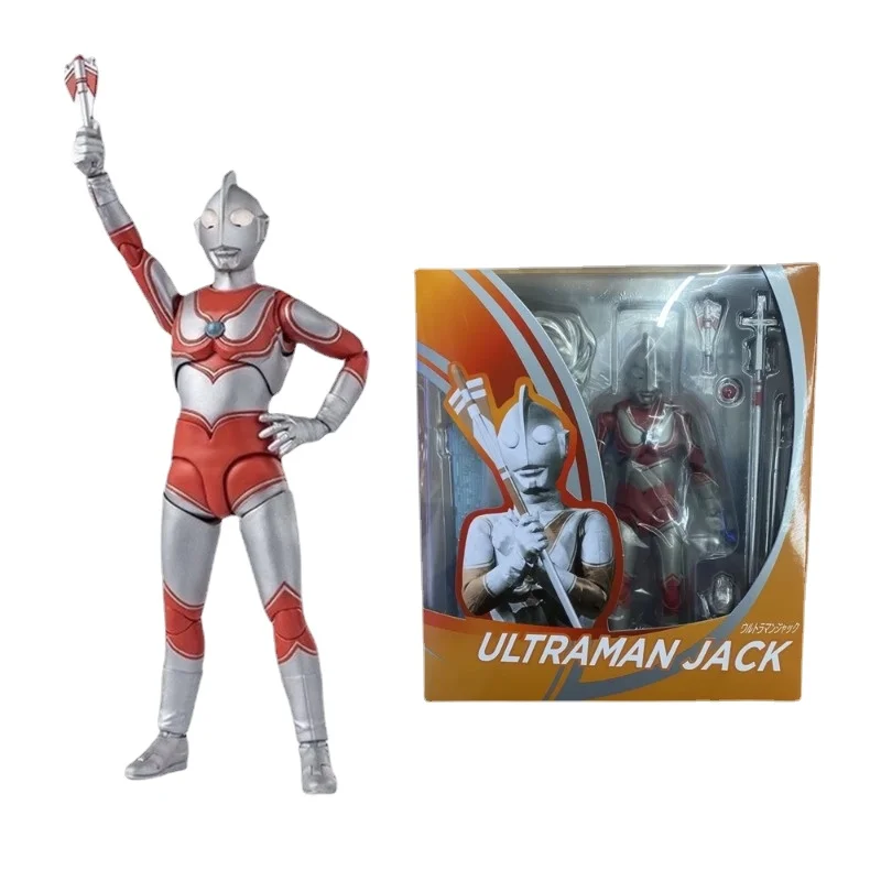 Ultraman Action Figure JACK LEO 15cm Anime Figure Set Toy Boy Collection Gift