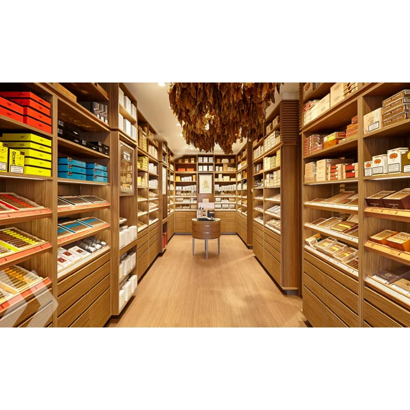 custom.Customized Smoke Shop Interior Design Decoration Retail Display Showcase Display Cases Shop