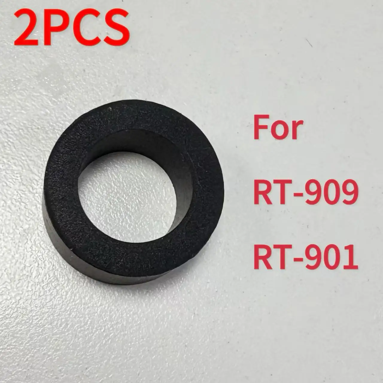 Neumáticos de rodillo de pellizco de goma negra para Pioneer RT-909 RT-901 (2 piezas)