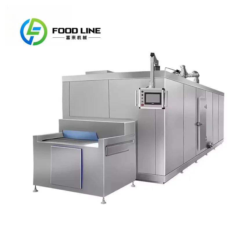 IQF Tunnel Freezer Anti-Corrosion Internal Frame Adapts Humid Coastal Aquatic Product Deep Processing Workshop Conditions