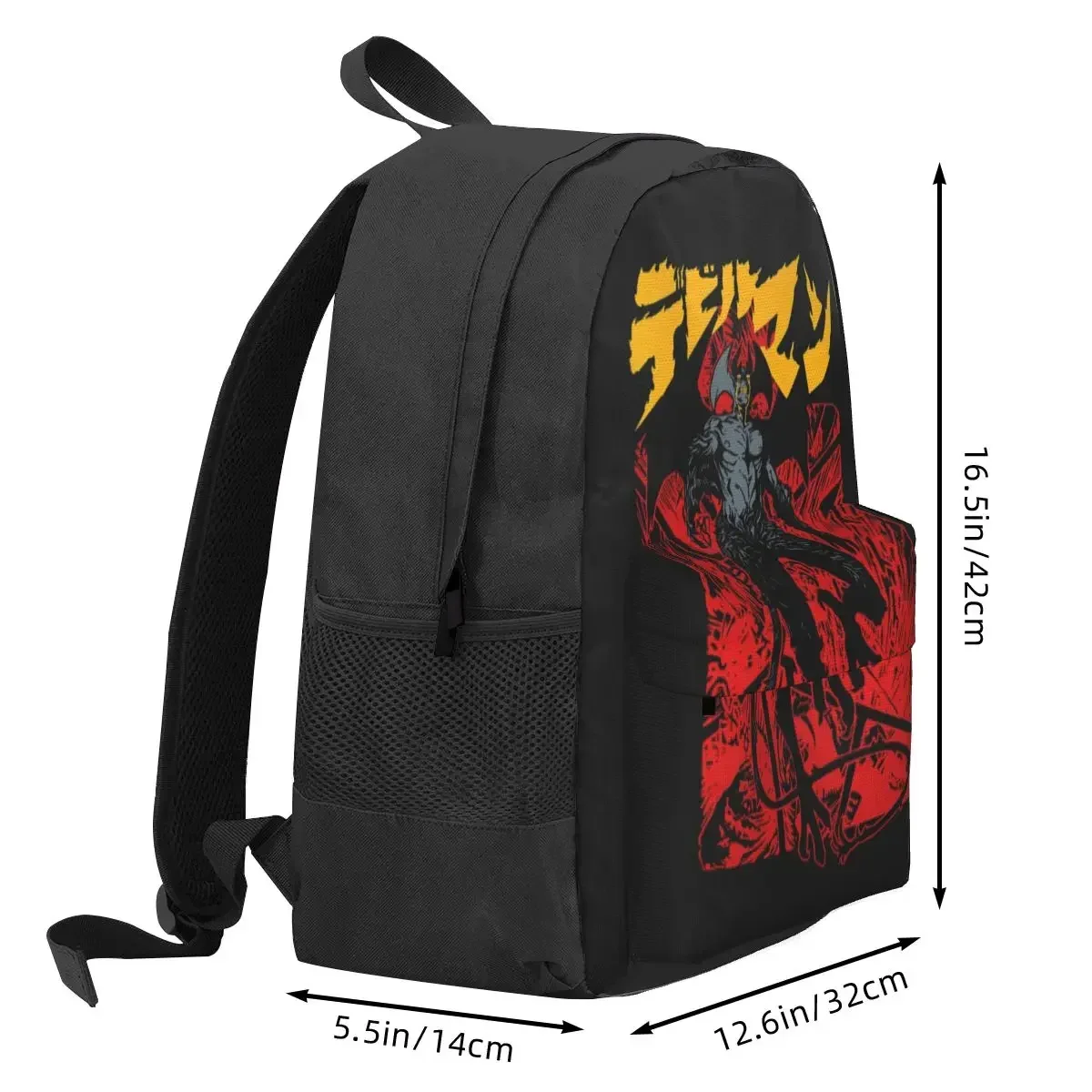 Devilman-mochila de Anime Crybaby, morral de manga akira fudo, transpirable, elegante, de diseño, para escuela y acampada