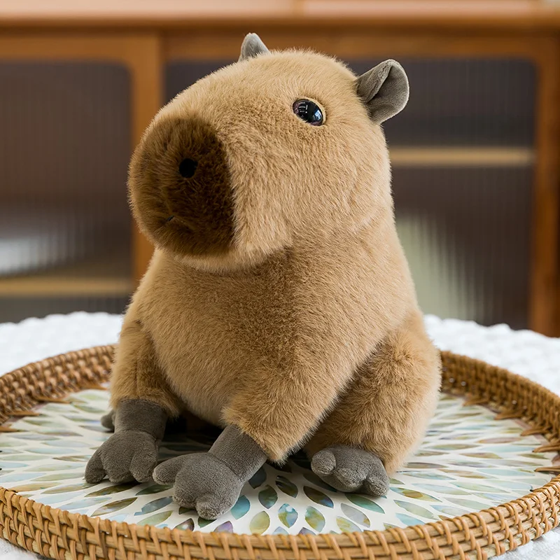 12-30CM Schöne Capybara Plüsch Spielzeug Kawaii Capybara Plushie Kissen Gefüllte Weiche Tier Puppe Capybara Spielzeug Anhänger Spielzeug geschenk – Detail 1