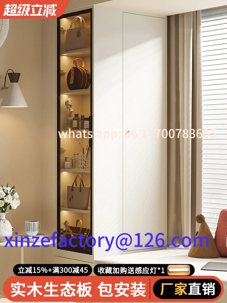 

Customizable solid wood bay window cabinet window sill bookcase bedroom balcony locker