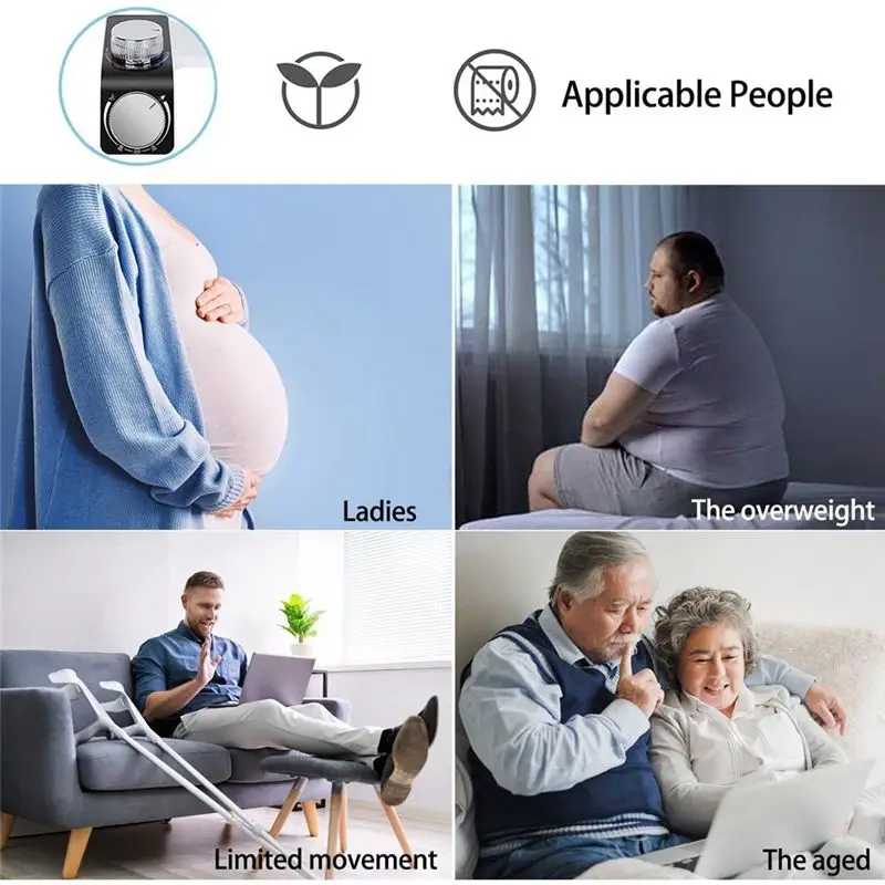 

Насадка-биде для унитаза, с двумя форсунками для холодной и горячей воды, неэлектрическая, 3-8 л/мин