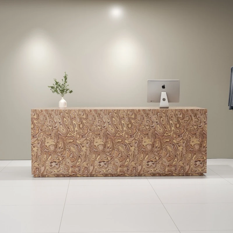 Luxury Display Reception Desks Executive Drawer Simple Reception Desks Design Salon Mostrador De Tienda Commercial Furniture
