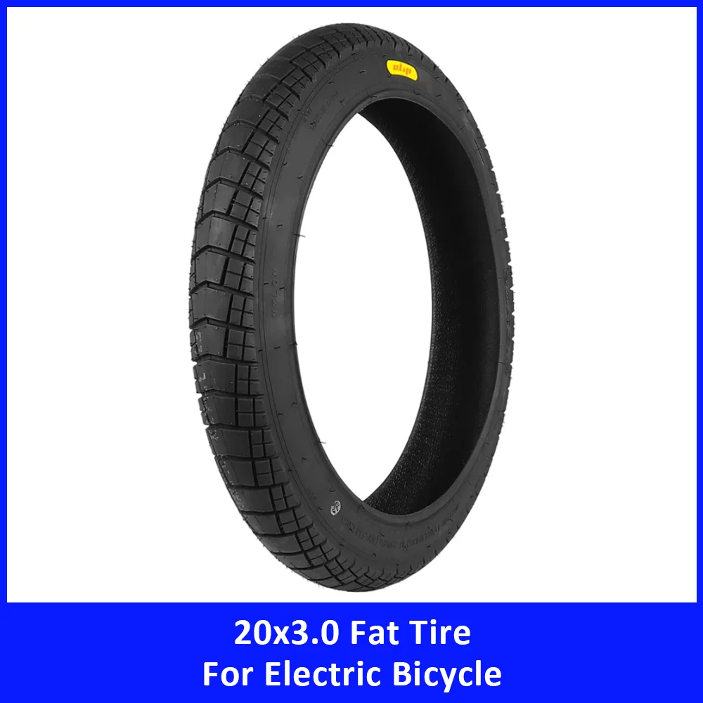 

Off-Road 20x3.0 Fat Tire 20 Inch Wear Resistant Anti Slip Tire for Electric Bicycle Snow Beach Bike Replacement Accessories