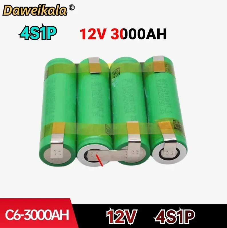 S1P 16.8V US18650 VTC6 battery 3000mAh 30amps for 12.6v screwdriver battery weld soldering strip 12.6v battery pack (customize)