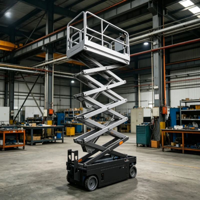 4-14m Self Walking Electric Scissor Lift Mobile Hydraulic Aerial Work Table Outdoor High Altitude Operation Equipment