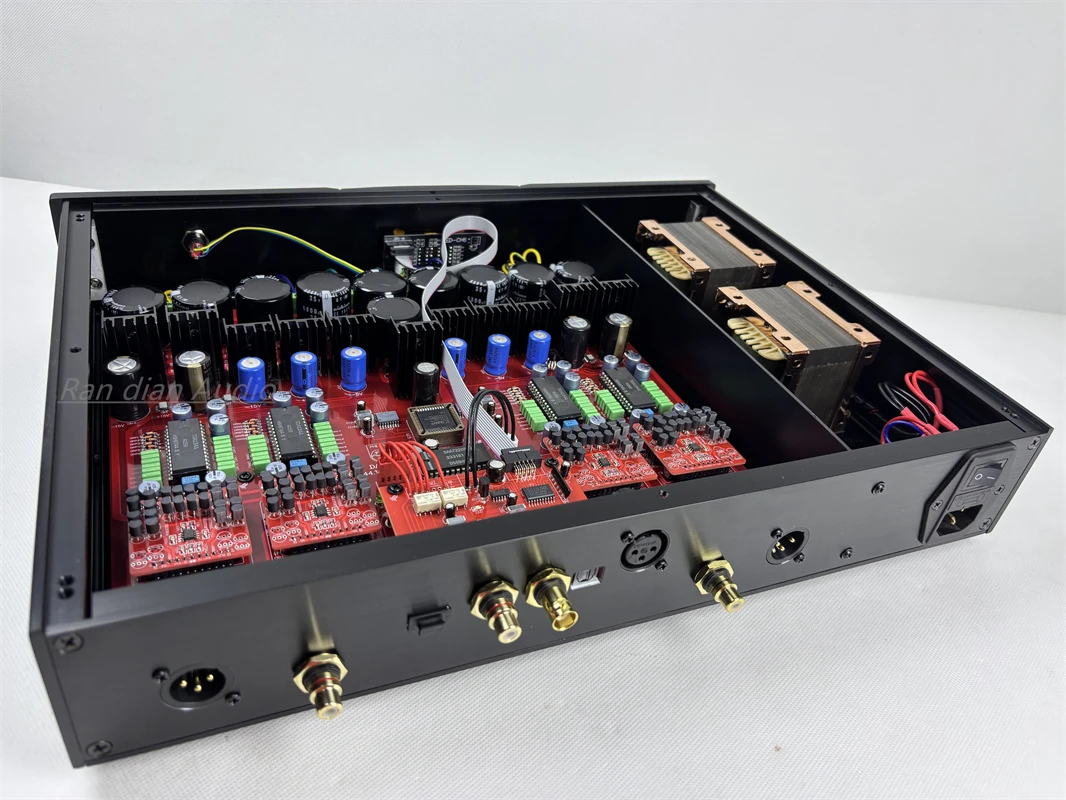 TDA1541 Parallel True Balance Audio Decoder, Fiber Optic AES/EUB.RCA.BNC. External I2S input RCA*2.XLR*2.44.1KHZ-192KHZ/24bit