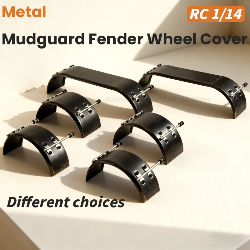 Metall-Schutzblech Radabdeckung für 1/14 Tamiya RC Truck Traktor Scania Benz Man Volvo DIY Modifikationszubehör Modellauto