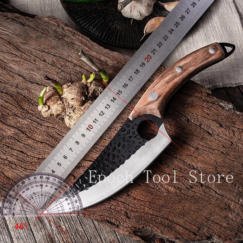 

Kitchen Knife Hand-forged Butcher Stainless Steel Boning Knife Fruit Vegetable Meat Cutting for Household with Knife Cover