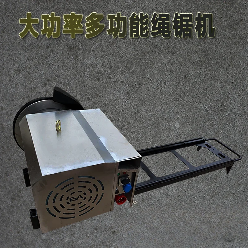 Reinforced concrete diamond large disc electric roller high power wireless remote control electric wire saw cutting machine