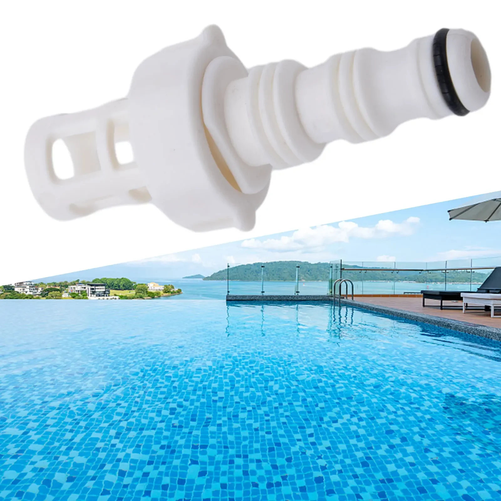 For Intex Adapter Connection To Drain Device For Garden Hose Swimming Pool 10201 Pool Water Drain Valve Adapter
