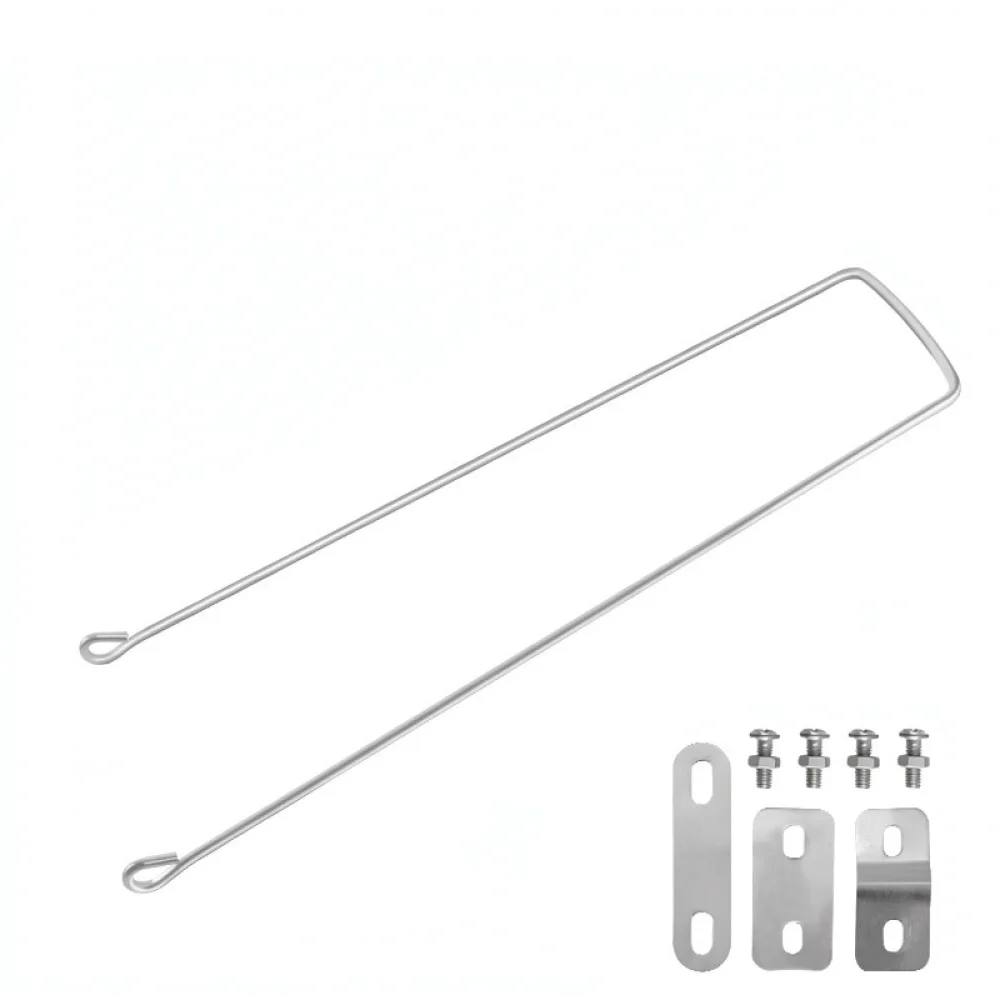 Bike Basket Support Bracket Hardware Set Front Carrier Mount Parts For Cycling Daily Commuting Bike Supplies