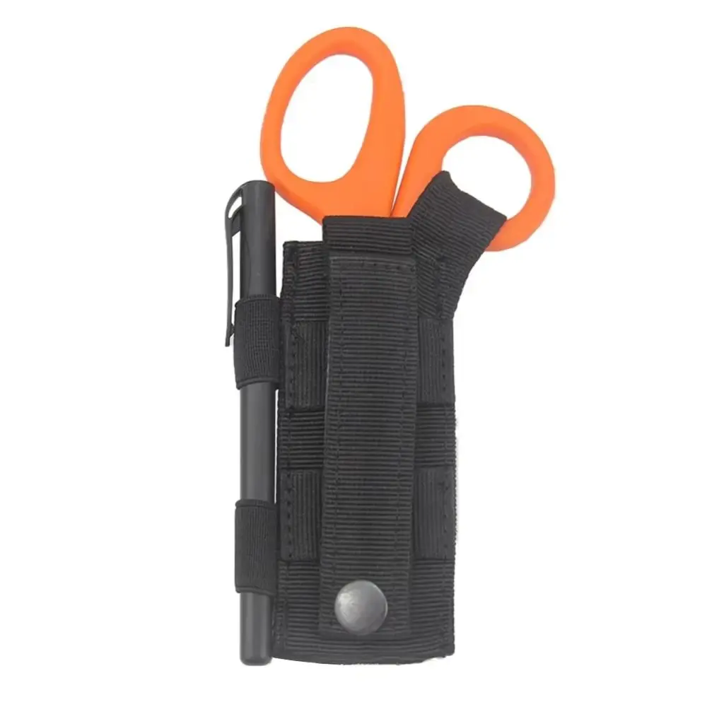 Hanging Bags Scissors Pouch Flashlight Holder Shears Sheath Scissor Waist Bag 1000D Nylon EDC Tool Scissors Pouch EDC