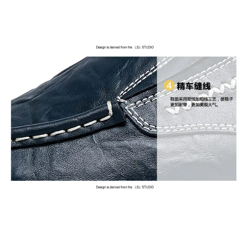 Leather Men\'s Casual Shoes Flats Moccasins Men Loafers Party Driving Loafers Shoes Male Genuine Leather Business Office Men Shoe