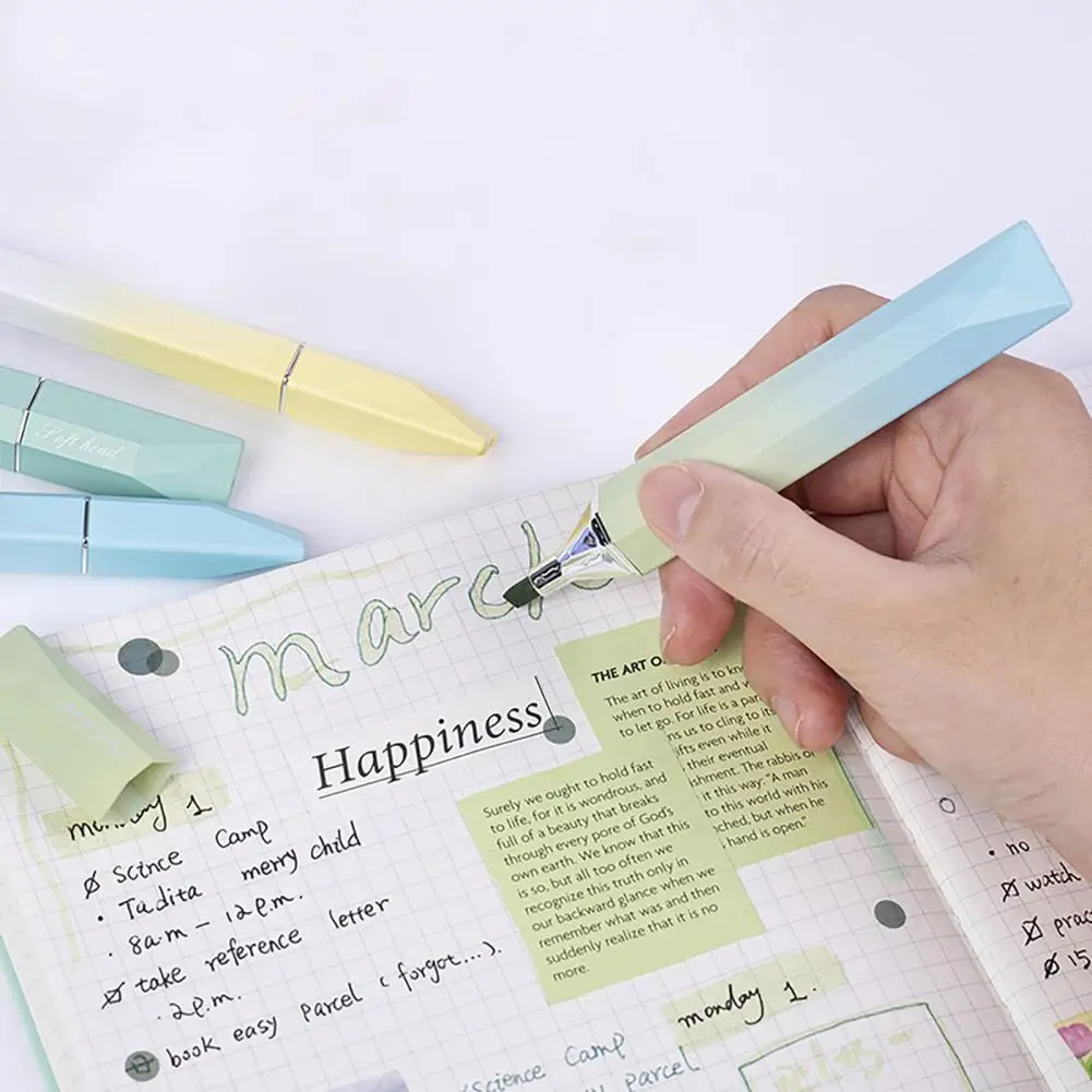 Juego de rotuladores Resaltadores de colores surtidos con punta de cincel para estudiantes, suministros de oficina, secado rápido para la escuela