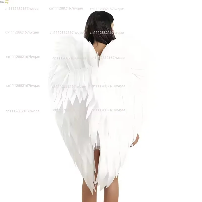 Touch of Nature White Adult Angel Wings White Feather Wing Costume Wings Large Angel Wings for Fairy Goddess Royal Adult Costume