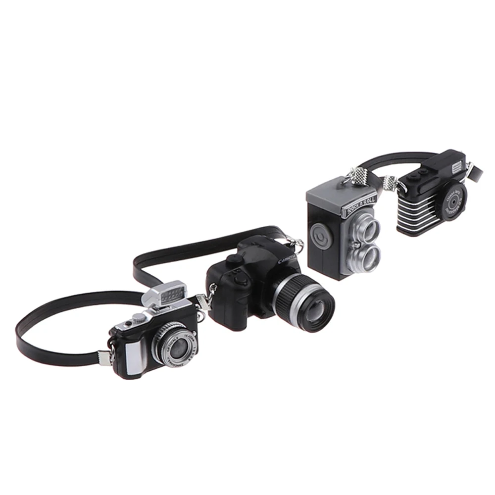 1Pc Dollhouse Miniature Digital SLR Camera Dolls House Decoration Accessory Home Decore Home Decor Decorations for Home