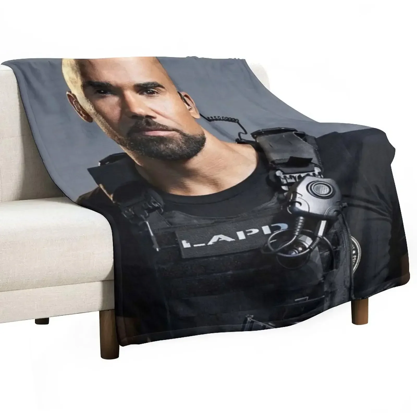 shemar moore Throw Blanket christmas gifts Retros Blankets