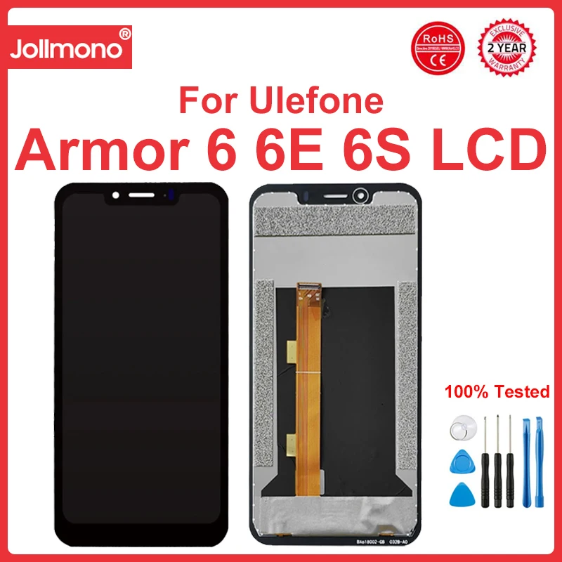 For Ulefone Armor 13 LCD Display Touch Screen Digitizer For Ulefone Armor 8 Armor 6 7 Pro 9 11 14 16 17 Pro 18 18T 19T Armor13