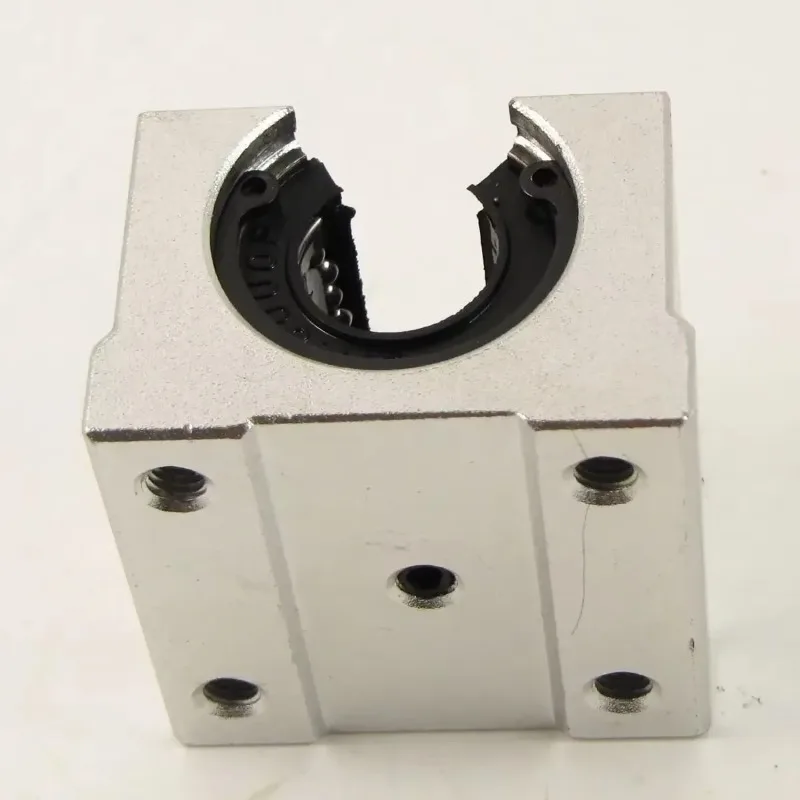 SBR20UU  12UU Aluminum Block 20mm Linear Motion Ball Bearing Slide Block CNC Router Part for SBR20 Linear Guide Rail