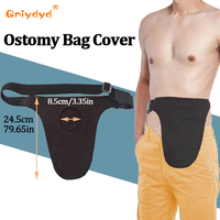 Ostomy Bag Cover Waist Fixed Hanging Colostomy Bag Supply Washable Reusable Universal Ostomy Pouch Covers Stoma Care Accessories