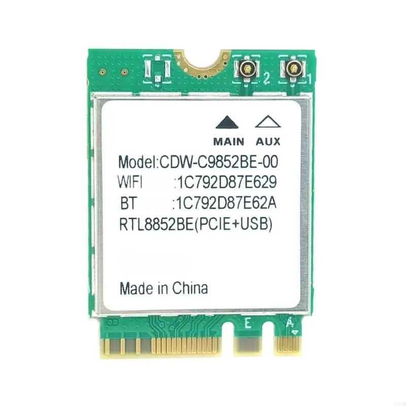 G6DD RTL8852BE Low Latency WiFi6 Wireless Networking Card Bluetooth-compatible 5.2