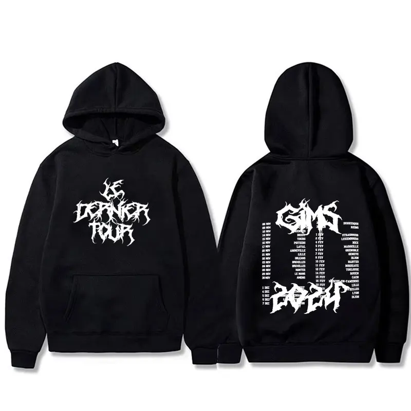 

Rapper Gims LES DERNIERES VOLONTES DE MOZART Dernier Tour Hoodie Men Women Hip Hop Fashion Vintage Hoodies Oversized Streetwear