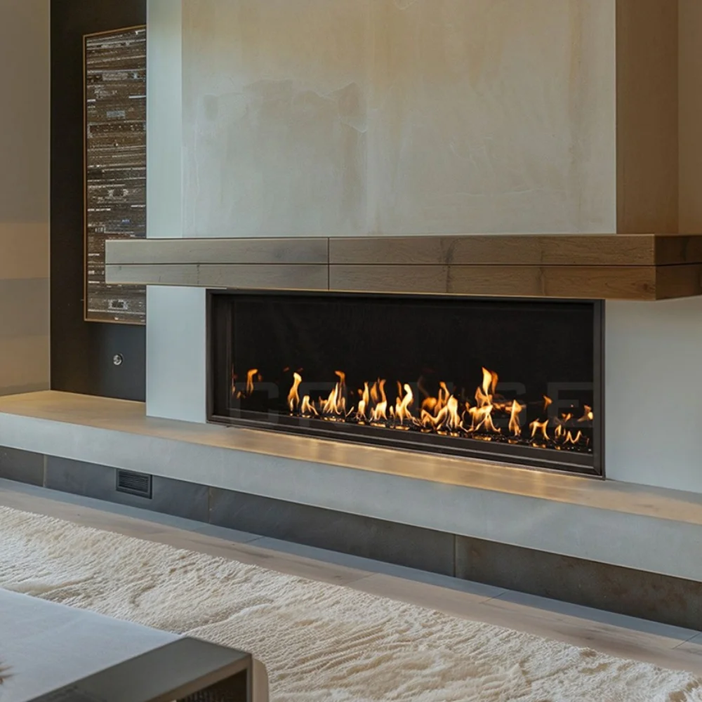 CRUISE Fireplace Modular Intelligent Remote Control Single/Double Row Flame Multiple Protection Device Built-In Fireplace
