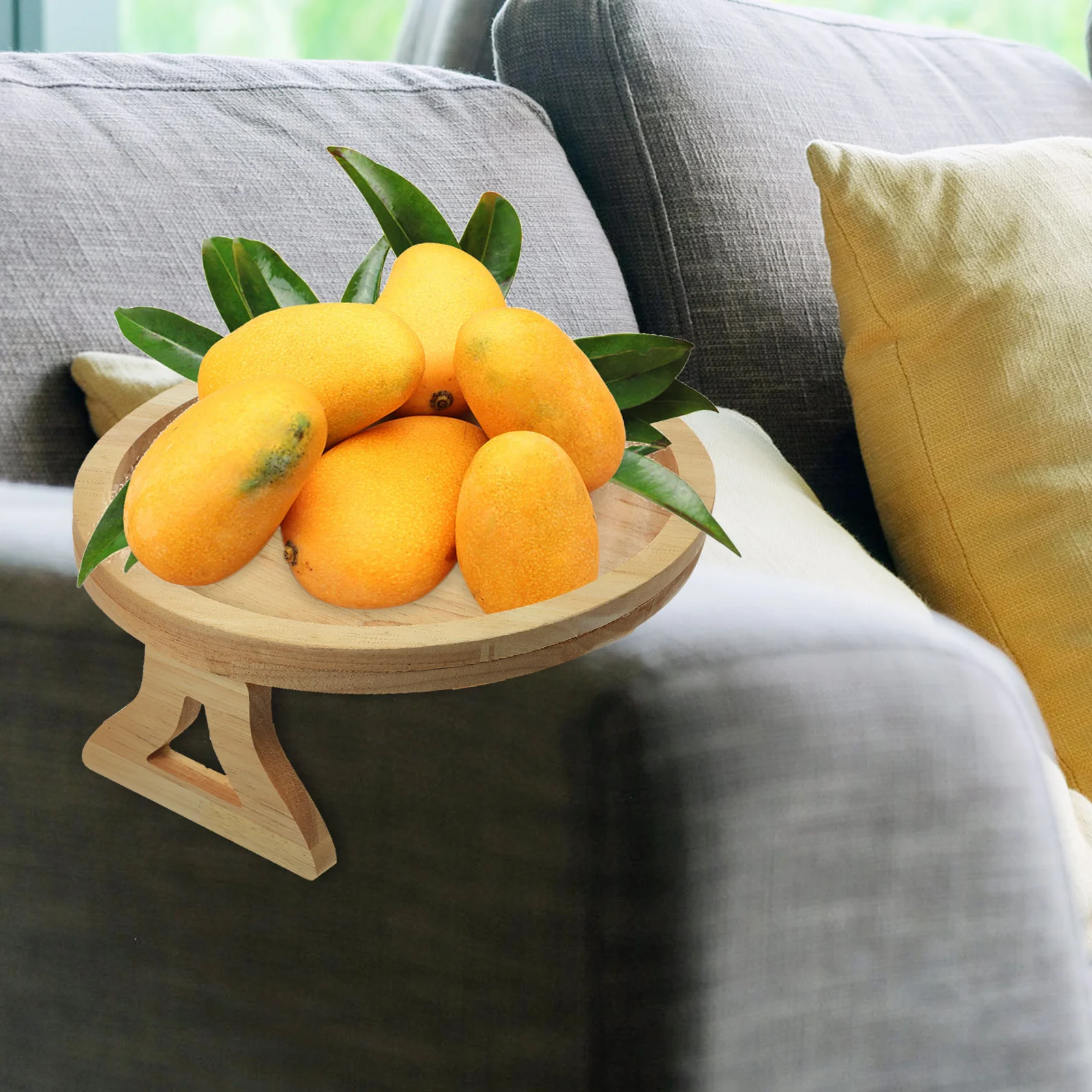 

Wooden Snack Clip on Small Item Holder Desk Home Storage Tool Trays Decorative Craft Trays ganizing