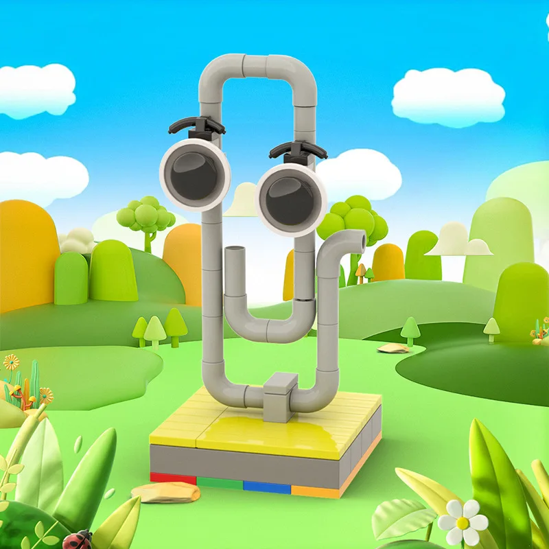 

MOC Creative Microsofteds Office 97 Clippy Фигурки 89 шт. Кирпичи MOC Строительные блоки Игрушки для детей Подарки для детей