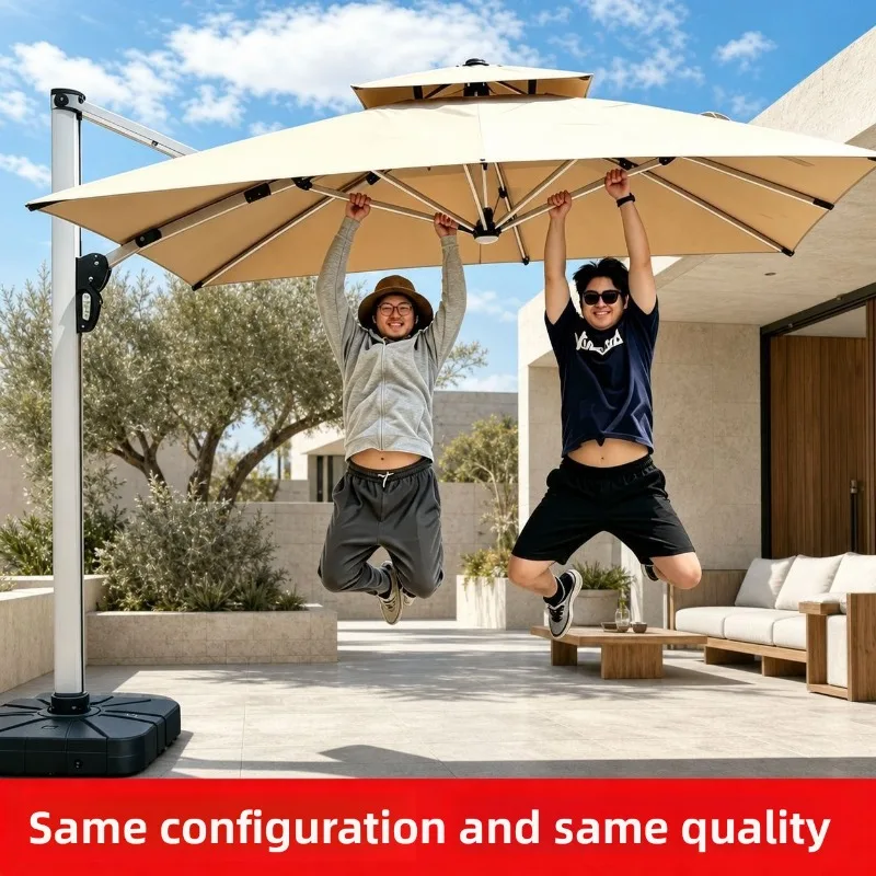 Outdoor Shade Umbrella Commercial Large Market Parasol Garden Terrace Villa Roman Picnic Umbrella Outdoor Sun Umbrella