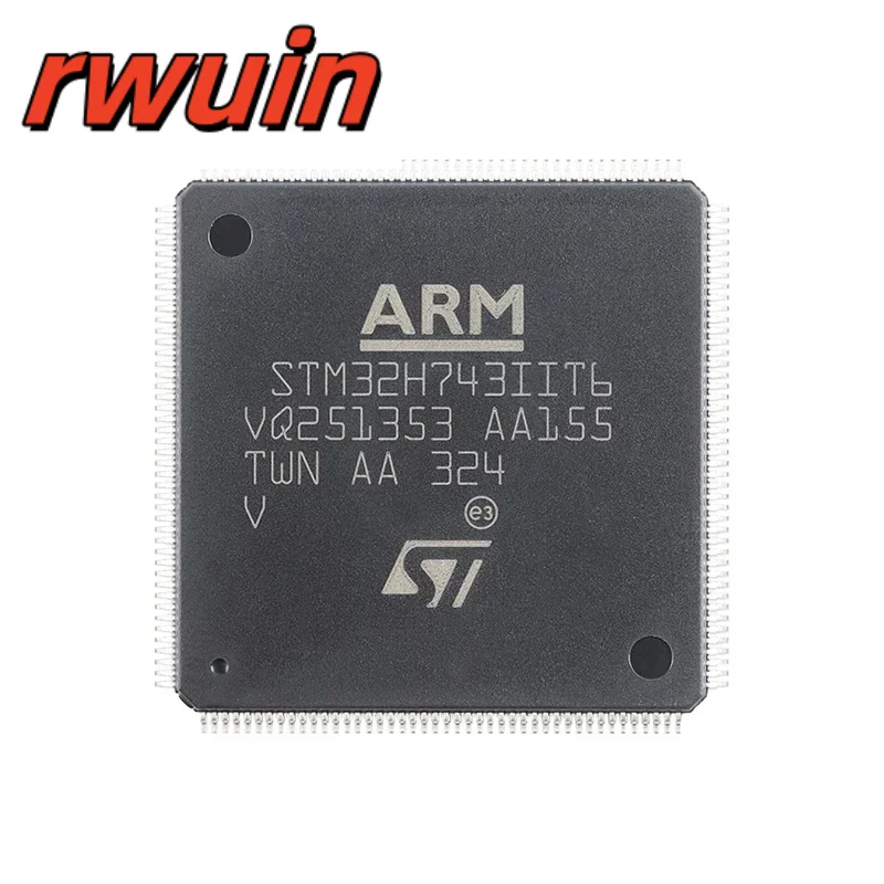 5pcs/1pc STM32H743IIT6 STM32H743 STM32H743IIT LQFP-176 LQFP176 ARM Cortex-M7 32-bit Microcontrollers-MCU IC Chip