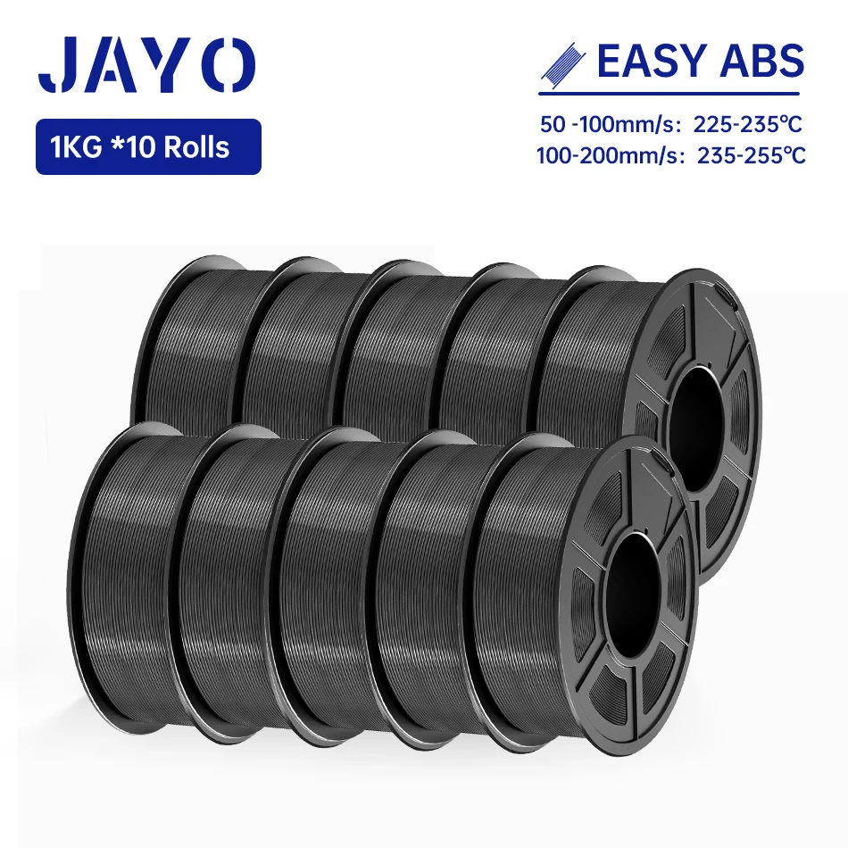 JAYO ASA / ABS-filament 1,75 mm 1 kg/rol Laag temperatuur Gemakkelijk ABS 3D-printerfilament Hoge taaiheid 3D-printerfilament